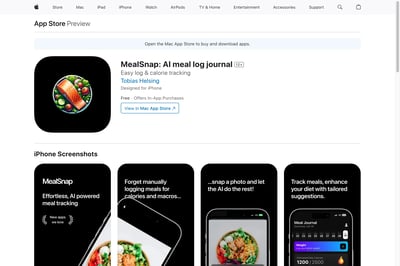 MealSnap: AI-Mahlzeitenprotokoll-Tagebuch preview